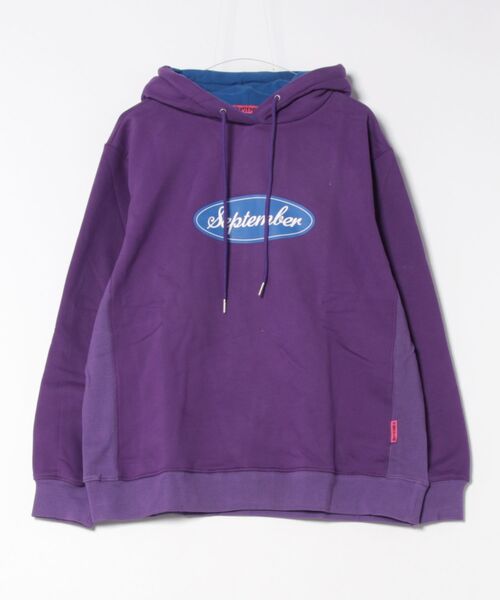 September（セプテンバー）の「★SEPTEMBER(セプテンバー)★print hoodie（パーカー・レディース・ブラック/パープル/ホワイト・MEDIUM/SMALL）」の3枚目の写真