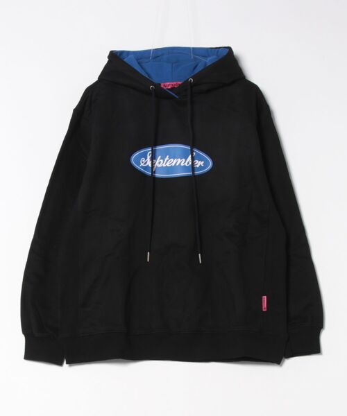 September（セプテンバー）の「★SEPTEMBER(セプテンバー)★print hoodie（パーカー・レディース・ブラック/パープル/ホワイト・MEDIUM/SMALL）」の2枚目の写真