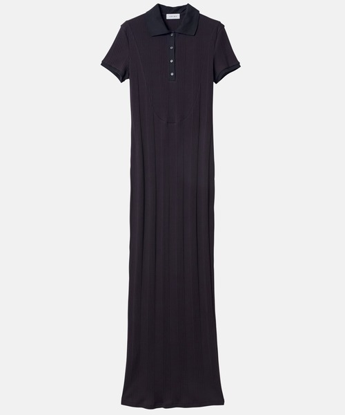 iRENE(アイレネ)の「コットンテレコポロドレス / Cotton Teleco Polo Dress(ワンピース・レディース・ネイビー/グレー・36)」の16枚目の写真