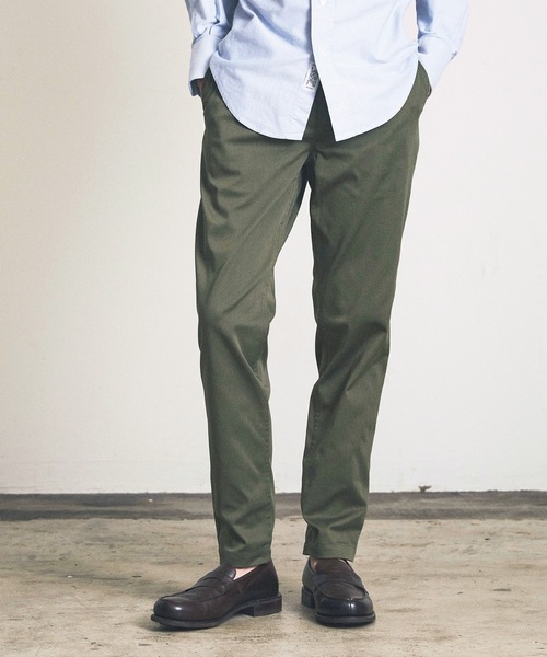 Magine(マージン)の「スリムストレッチチノ(チノパンツ・メンズ・カーキ/ブラック/ネイビー/ベージュ・マルチサイズ)」の3枚目の写真