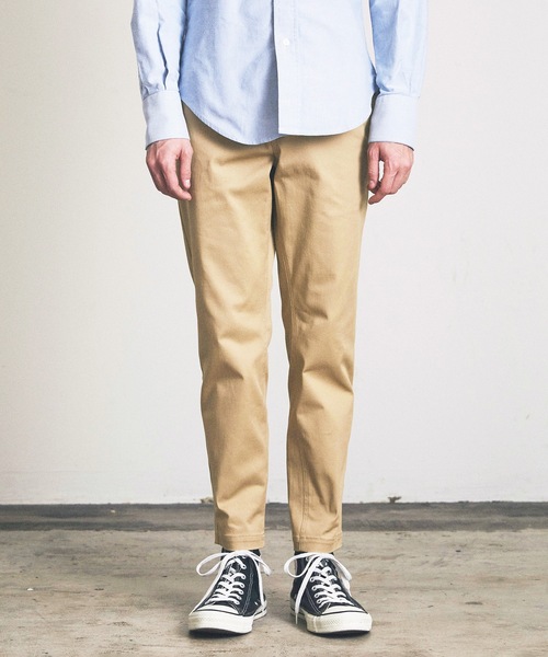 Magine(マージン)の「スリムストレッチチノ(チノパンツ・メンズ・カーキ/ブラック/ネイビー/ベージュ・マルチサイズ)」の9枚目の写真