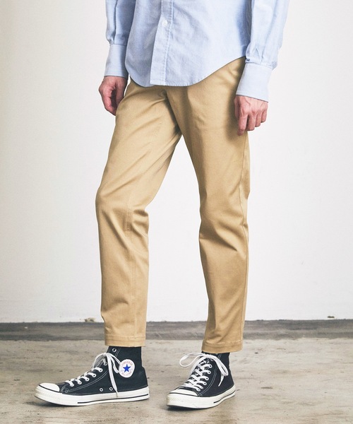 Magine(マージン)の「スリムストレッチチノ(チノパンツ・メンズ・カーキ/ブラック/ネイビー/ベージュ・マルチサイズ)」の11枚目の写真