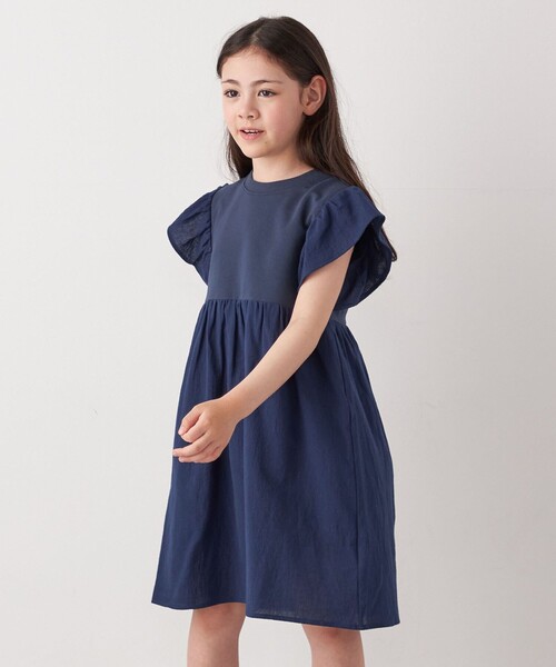 ハンドメイド　フリルウエストギザーワンピース 6055_1.jpg