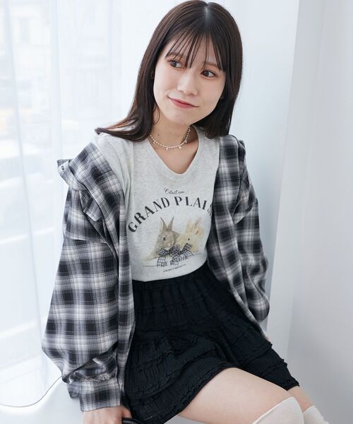 セール】うさぎちゃんTシャツ（Tシャツ/カットソー）｜MAJESTIC