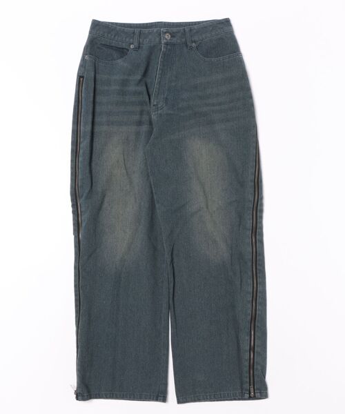 ZIP FIVE（ジップファイブ）の「2WAY インナイロンデニムパンツ（デニムパンツ・メンズ・サックスブルー/ブラック/ネイビー・LARGE）」の2枚目の写真