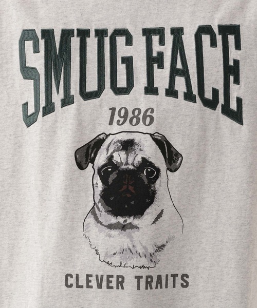 RAGEBLUE（レイジブルー）の「カレッジロゴ刺繍/オーバーサイズTシャツ（Tシャツ/カットソー・メンズ・ホワイト/グリーン/ネイビー・LARGE/MEDIUM）」の5枚目の写真