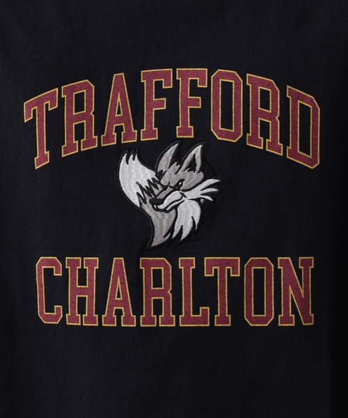 RAGEBLUE（レイジブルー）の「カレッジロゴ刺繍/オーバーサイズTシャツ（Tシャツ/カットソー・メンズ・ホワイト/グリーン/ネイビー・LARGE/MEDIUM）」の7枚目の写真