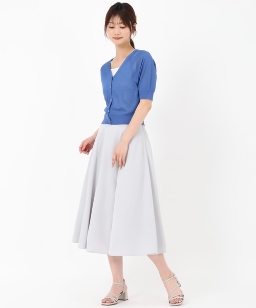 MISCH MASCH(ミッシュマッシュ)の「シアーカラーパフ袖カーディガン(カーディガン/ボレロ・レディース・ホワイト/ブラック/レッド/ブルー・フリ-)」の17枚目の写真