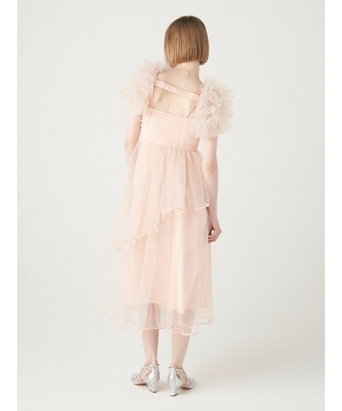 FURFUR(ファーファー)の「チュールボレロセットキャミドレス(ワンピース・レディース・ブラック/ブルー/ピンクベージュ・FREE)」の14枚目の写真