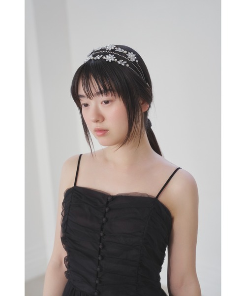 FURFUR(ファーファー)の「チュールボレロセットキャミドレス(ワンピース・レディース・ブラック/ブルー/ピンクベージュ・FREE)」の7枚目の写真