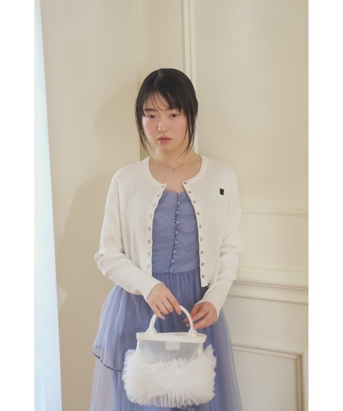 FURFUR(ファーファー)の「チュールボレロセットキャミドレス(ワンピース・レディース・ブラック/ブルー/ピンクベージュ・FREE)」の8枚目の写真