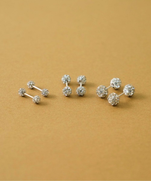 ジルコニアボールピアス（ピアス（両耳用））｜Cherie（a//m