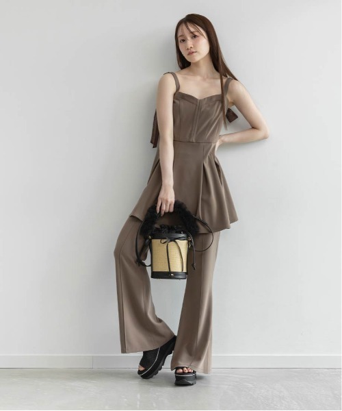 2WAYチュールフリルハンドルカゴバッグ（ハンドバッグ）｜RANDA