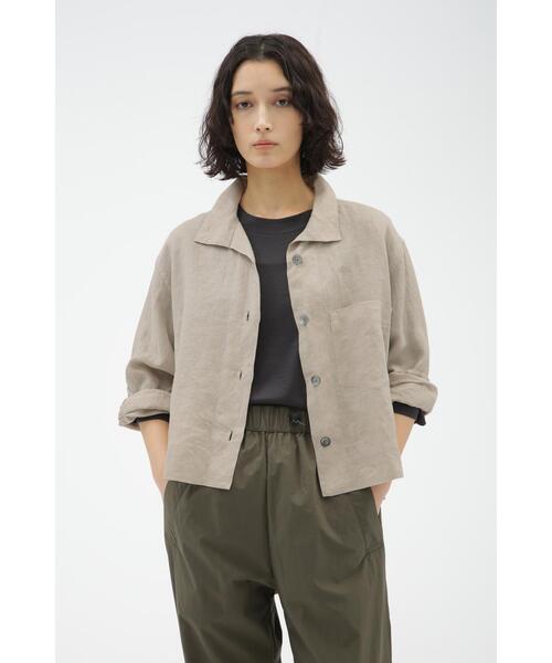 MARGARET HOWELL(マーガレットハウエル)の「LINEN VOILE(シャツ/ブラウス・レディース・ブルー系その他5/ベージュ系その他2/ホワイト・2/1/3)」の2枚目の写真