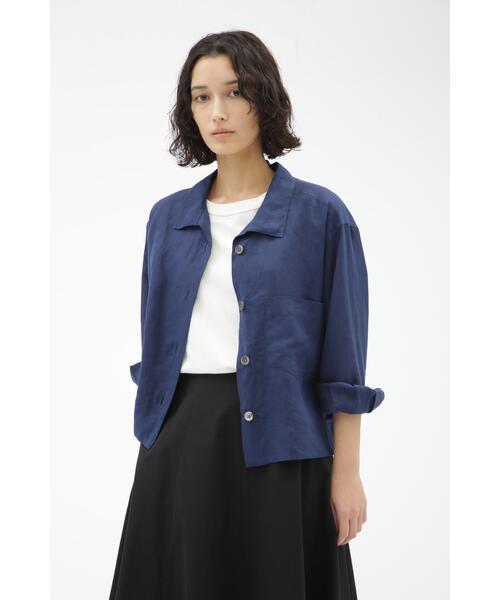 MARGARET HOWELL(マーガレットハウエル)の「LINEN VOILE(シャツ/ブラウス・レディース・ブルー系その他5/ベージュ系その他2/ホワイト・2/1/3)」の3枚目の写真