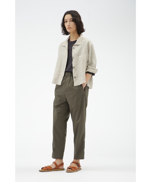 MARGARET HOWELL - マーガレットハウエル LINEN VOILEリネン シャツ ブラウス 2 茶 MARGARET HOWELL マーガレットハウエル 24SS LINEN VOILEリネン