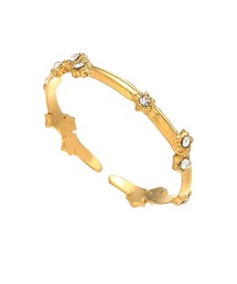 blackdia ocean（ブラックダイヤオーシャン）の「blackdia ocean ランダムジルコニア ナローリング（リング）」