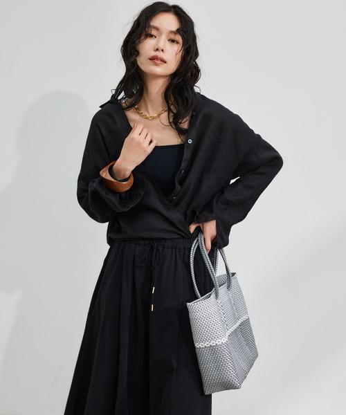 BARNYARDSTORM（バンヤードストーム）の「BARNYARDSTORM / ウッドバングル 【『ネルソンさん』YouTubeご紹介アイテム】（バングル/リストバンド・レディース・ブラウン・FREE）」の2枚目の写真