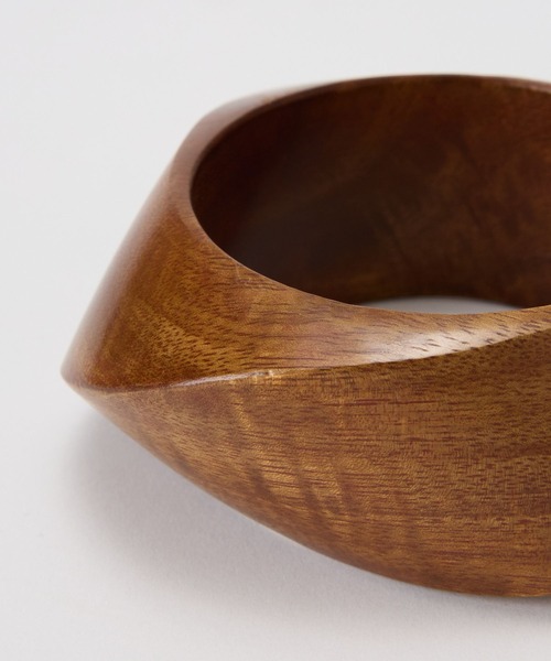 BARNYARDSTORM（バンヤードストーム）の「BARNYARDSTORM / ウッドバングル 【『ネルソンさん』YouTubeご紹介アイテム】（バングル/リストバンド・レディース・ブラウン・FREE）」の9枚目の写真