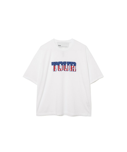 TICCA(ティッカ)の「TICCA TOUR Tシャツ(Tシャツ/カットソー・レディース・ホワイト・FREE)」の1枚目の写真