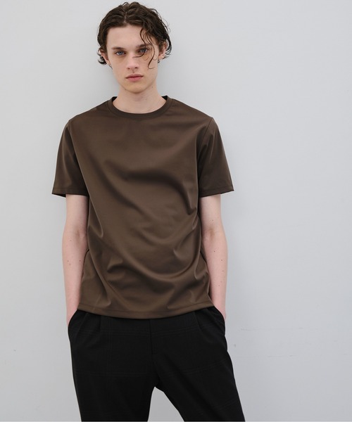 UNITED TOKYO（ユナイテッドトウキョウ）の「QUICKDRY レギュラーTシャツ　日本製｜コンパクトT｜高機能｜速乾（Tシャツ/カットソー・メンズ・ホワイト/ダークグレー/ブラック/カーキ/グレイッシュベージュ/ライトグレー・1/2/3/4）」の6枚目の写真