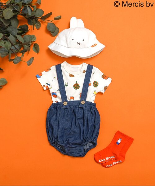 Miffy( ミッフィー)の「【リンク】Dick Bruna バラエティボディスーツ(ロンパース・キッズ・イエロー/オフホワイト・70/80)」の10枚目の写真