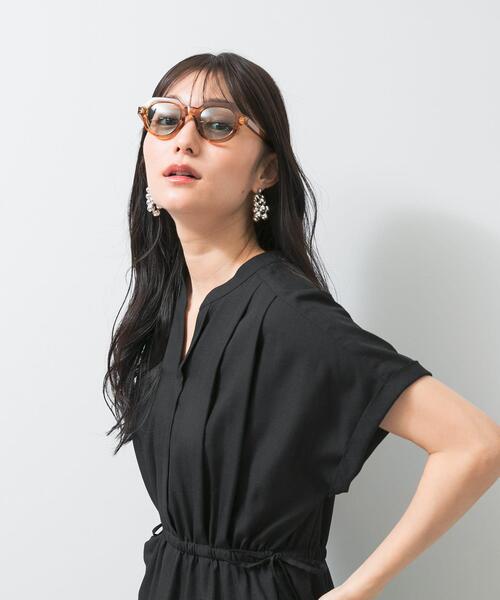URBAN RESEARCH ROSSO WOMEN(アーバンリサーチ ロッソ)の「ELENDEEK EDGE FRAME SUNGLASSES(メガネ・レディース・ブラウン/ベージュ系その他・-)」の3枚目の写真