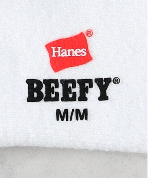 HANES(ヘインズ)の「【HANES】BEEFYAソックス2P(ソックス/靴下・メンズ・ブラック/ホワイト・フリー)」の6枚目の写真