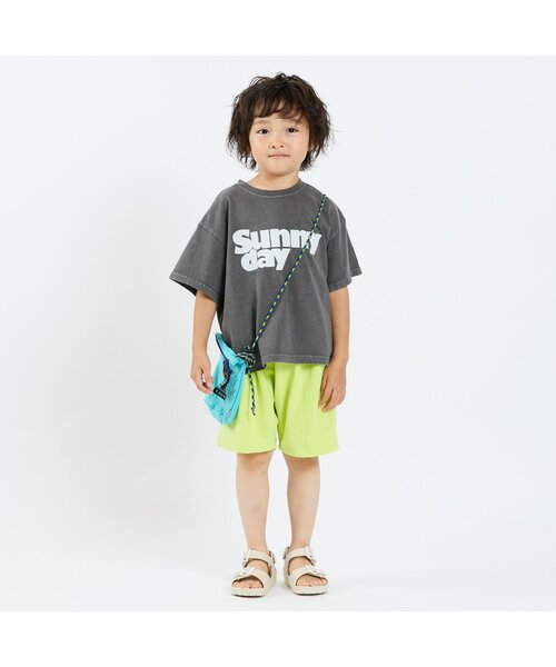 F.O.KIDS(エフオーキッズ)の「【リンク/ジュニア対応】5色5柄ガーメントダイ半袖Tシャツ(Tシャツ/カットソー・キッズ・ベージュ/チャコール/オレンジ/ブルー/ライム・80/90/100/110/120/130/140/150/160)」の8枚目の写真