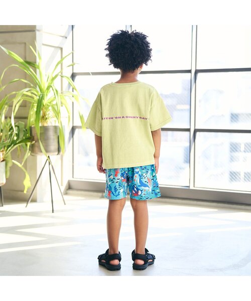 F.O.KIDS(エフオーキッズ)の「【リンク/ジュニア対応】5色5柄ガーメントダイ半袖Tシャツ(Tシャツ/カットソー・キッズ・ベージュ/チャコール/オレンジ/ブルー/ライム・80/90/100/110/120/130/140/150/160)」の11枚目の写真