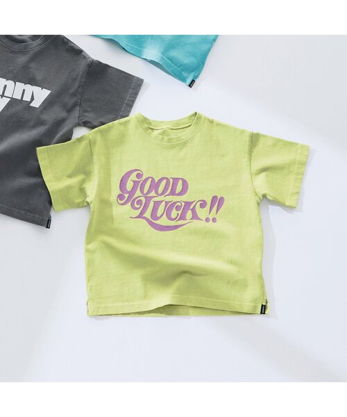 F.O.KIDS(エフオーキッズ)の「【リンク/ジュニア対応】5色5柄ガーメントダイ半袖Tシャツ(Tシャツ/カットソー・キッズ・ベージュ/チャコール/オレンジ/ブルー/ライム・80/90/100/110/120/130/140/150/160)」の13枚目の写真