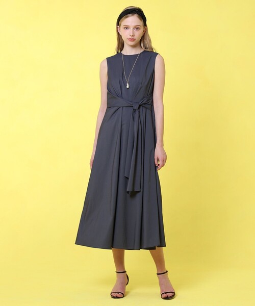 ANAYI（アナイ）の「ストレッチナイロンフロントツイスト ワンピース（ワンピース・レディース・ホワイト/ブルー/ダークインディゴブルー・38/36/34）」の12枚目の写真