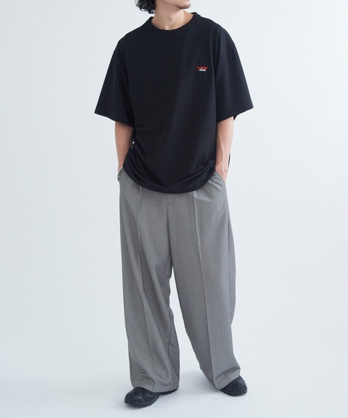 NANGA（ナンガ）の「【NANGA】ECO HYBRID BOX LOGO EMBROIDERY TEE（Tシャツ/カットソー・メンズ・ホワイト/アッシュグレー/ブラック・M/L/XL/S）」の11枚目の写真
