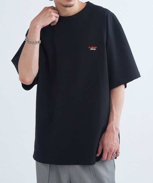 NANGA（ナンガ）の「【NANGA】ECO HYBRID BOX LOGO EMBROIDERY TEE（Tシャツ/カットソー・メンズ・ホワイト/アッシュグレー/ブラック・M/L/XL/S）」の15枚目の写真