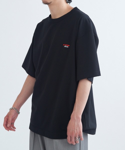 NANGA（ナンガ）の「【NANGA】ECO HYBRID BOX LOGO EMBROIDERY TEE（Tシャツ/カットソー・メンズ・ホワイト/アッシュグレー/ブラック・M/L/XL/S）」の14枚目の写真
