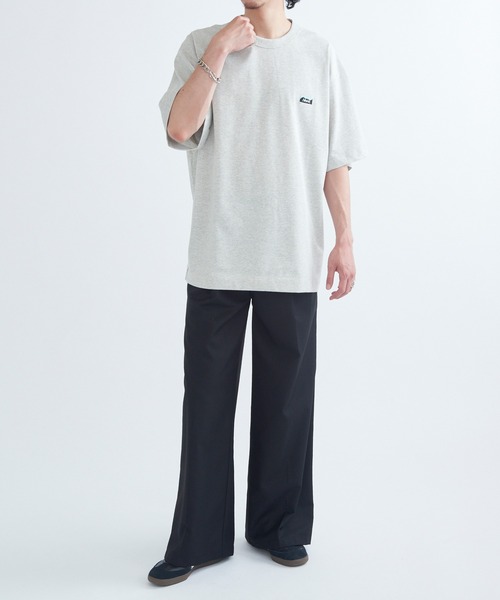 NANGA（ナンガ）の「【NANGA】ECO HYBRID BOX LOGO EMBROIDERY TEE（Tシャツ/カットソー・メンズ・ホワイト/アッシュグレー/ブラック・M/L/XL/S）」の4枚目の写真