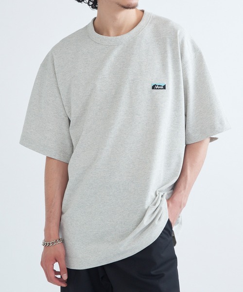 NANGA（ナンガ）の「【NANGA】ECO HYBRID BOX LOGO EMBROIDERY TEE（Tシャツ/カットソー・メンズ・ホワイト/アッシュグレー/ブラック・M/L/XL/S）」の7枚目の写真
