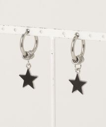 rae（レイ）の「【rae】スターモチーフフープピアス（ピアス（両耳用））」