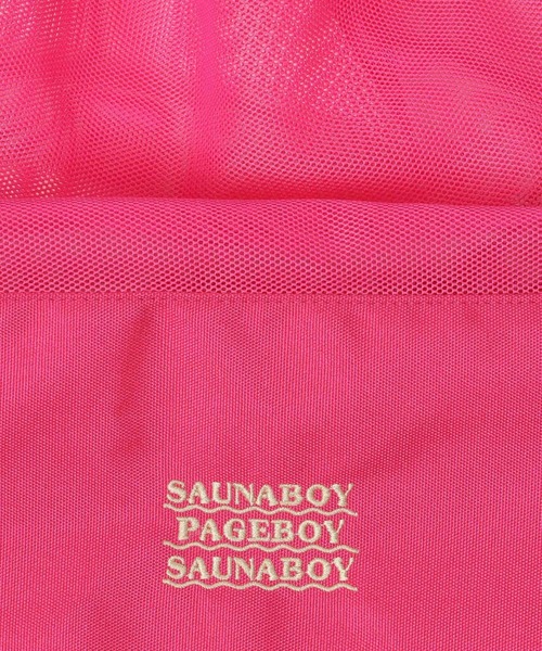 PAGEBOY（ページボーイ）の「サウナボーイコラボ ナップサック（バックパック/リュック・レディース・ピンク/ブラック・FREE）」の15枚目の写真