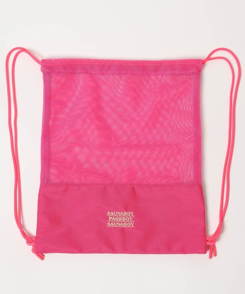 PAGEBOY（ページボーイ）の「サウナボーイコラボ ナップサック（バックパック/リュック・レディース・ピンク/ブラック・FREE）」の20枚目の写真