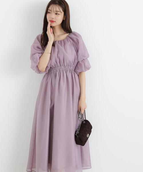 PROPORTION BODY DRESSING(プロポーションボディドレッシング)の「バルーンスリーブワンピース / 1215140901(ワンピース・レディース・ブルー/ピンク/ブラック・SMALL/MEDIUM/P/S)」の11枚目の写真