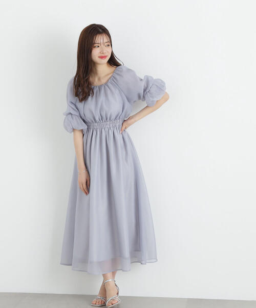 PROPORTION BODY DRESSING(プロポーションボディドレッシング)の「バルーンスリーブワンピース / 1215140901(ワンピース・レディース・ブルー/ピンク/ブラック・SMALL/MEDIUM/P/S)」の18枚目の写真