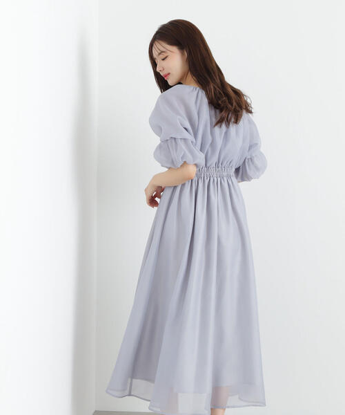 PROPORTION BODY DRESSING(プロポーションボディドレッシング)の「バルーンスリーブワンピース / 1215140901(ワンピース・レディース・ブルー/ピンク/ブラック・SMALL/MEDIUM/P/S)」の19枚目の写真