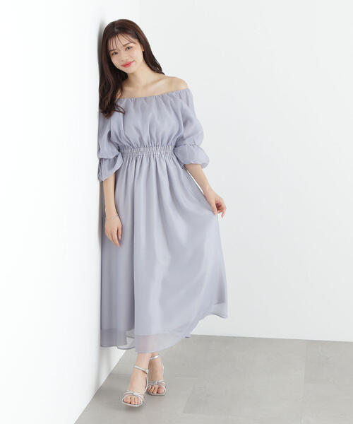 PROPORTION BODY DRESSING(プロポーションボディドレッシング)の「バルーンスリーブワンピース / 1215140901(ワンピース・レディース・ブルー/ピンク/ブラック・SMALL/MEDIUM/P/S)」の20枚目の写真