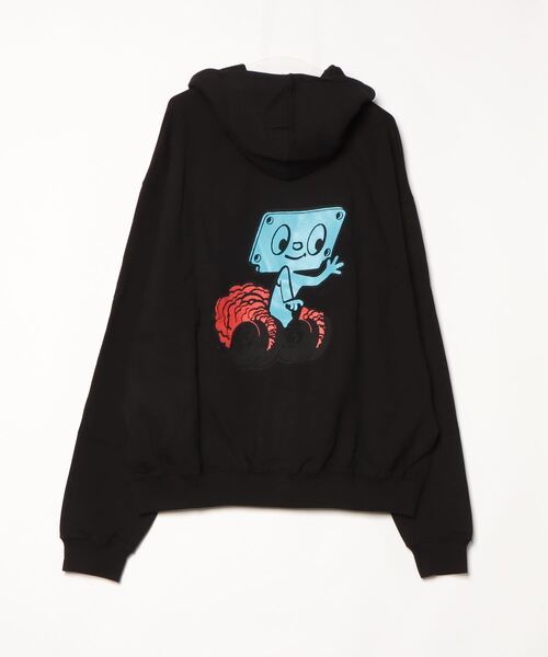 2AM(ツーエイエム)の「ARNOLD PARK STUDIOS / GASKET LOGO HOODIE(パーカー・メンズ・ブラック・X-LARGE)」の2枚目の写真