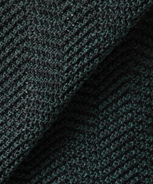 EDIFICE LA BOUCLE(エディフィスラブークル)の「LA BOUCLE (ラブークル) GIMA Chevrons ニットシャツ(ニット/セーター・メンズ・ブラック/ブラウン・2/3)」の3枚目の写真