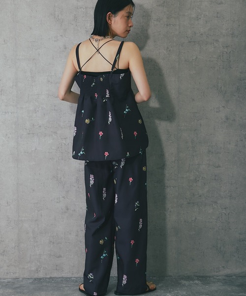 ANOTHER S（アナザーエス）の「【セットアップ対応】花柄キャミビスチェ（シャツ/ブラウス・レディース・ホワイト/ネイビー/ブラック/ベージュ・M）」の20枚目の写真