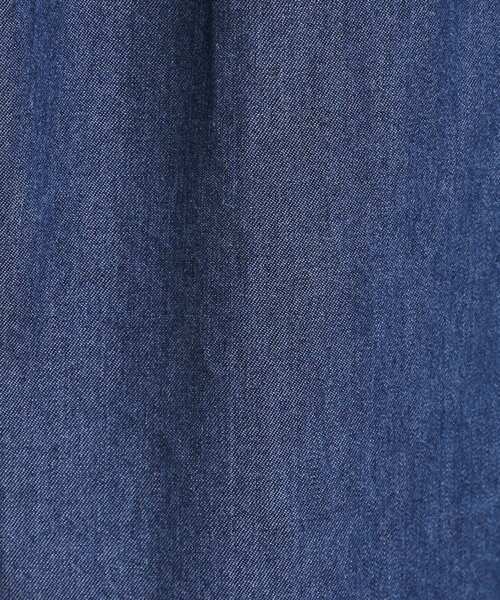 SHOO・LA・RUE(シューラルー)の「【洗える/S-LL】ウエストゴムが楽ちん さらさらワイドデニム(その他パンツ・レディース・ブルー/ネイビー・01/04/03/02)」の15枚目の写真