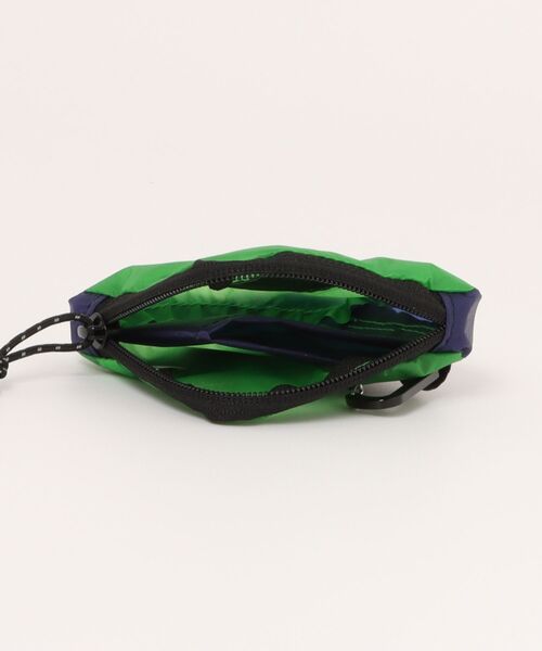 COBMASTER（コブマスター）の「【COBMASTER】ミニポーチ / コーデュラナイロン / L ZIPウォレット / カラビナ付（コインケース・レディース・グリーン/ブラック/イエロー・フリー）」の6枚目の写真