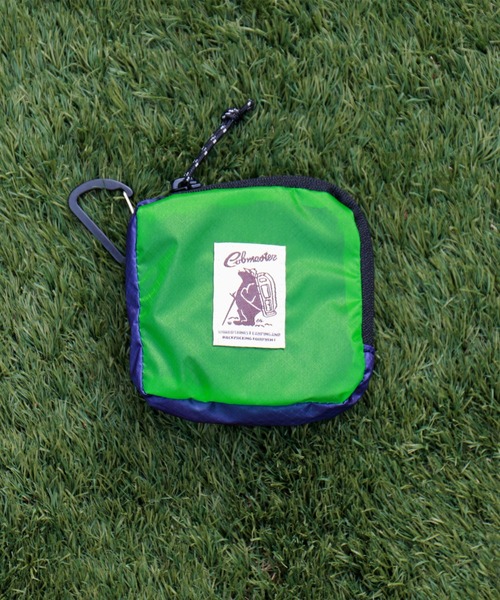 COBMASTER（コブマスター）の「【COBMASTER】ミニポーチ / コーデュラナイロン / L ZIPウォレット / カラビナ付（コインケース・レディース・グリーン/ブラック/イエロー・フリー）」の7枚目の写真